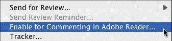 Enable for commenting in Adobe Reader