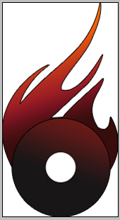 design fire logo in adobe photoshop cs