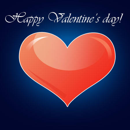 Create Valentine's Day greeting card in Photoshop CS
