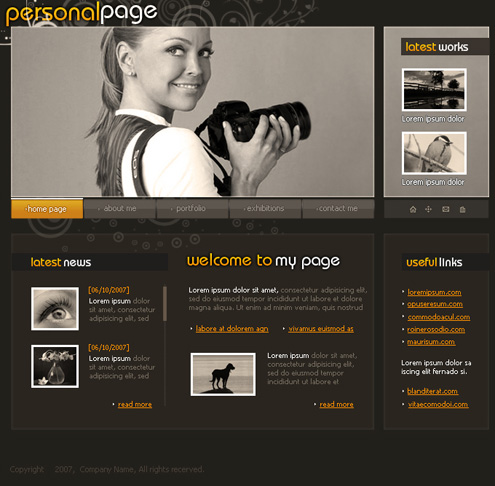 Need personal web page?