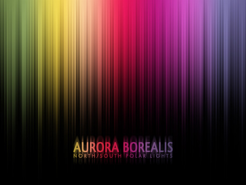 Create  Aurora Borealis - North South Polar Lights Wallpaper in Photoshop CS3