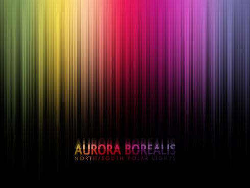 Create Aurora Borealis - North South Polar Lights Wallpaper in  Photoshop CS3