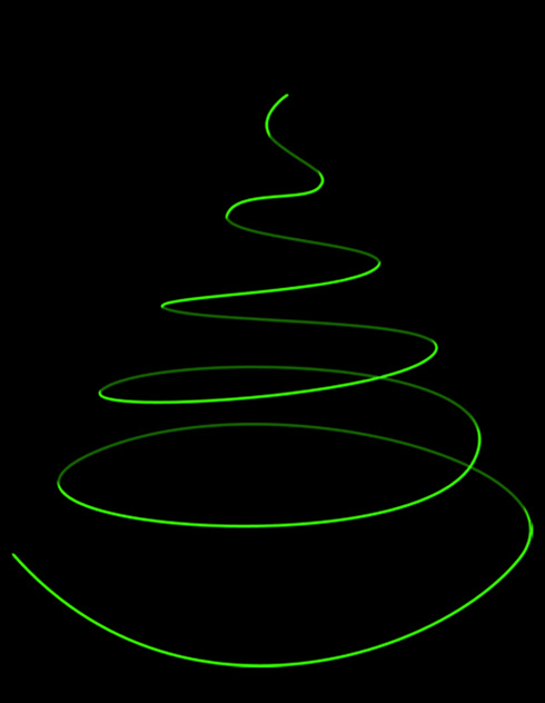 Merry Christmas Tree in Photoshop CS3