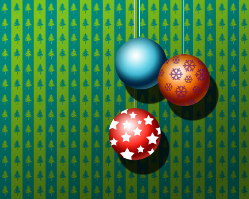 Create Christmas ornament balls in Photoshop CS3