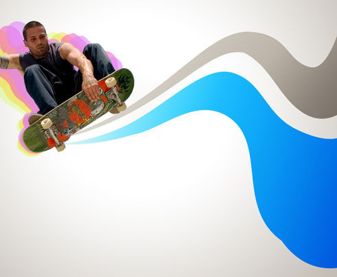 Create your own high impact Skateboarding poster in Photoshop CS3