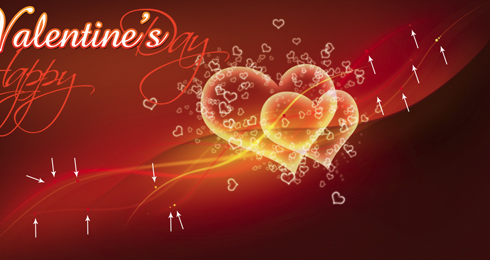 Haga su propia tarjeta del día de San Valentín en Photoshop CS4