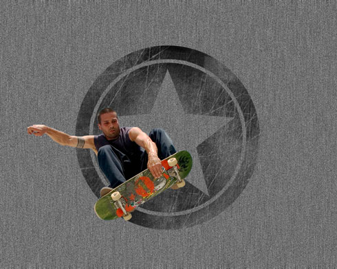 Create a Grunge Skateboarding Illustration in </p><br /><p>Photoshop CS4