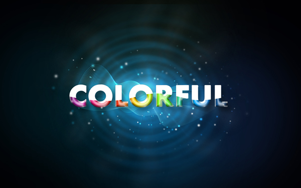 Create a glowing text effects form a scratch in Adobe Photoshop  CS3