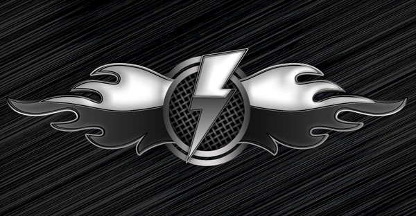 Make a special metallic emblem with flames in Adobe Photoshop CS4