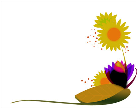 Designing Floral Background in Photoshop CS
