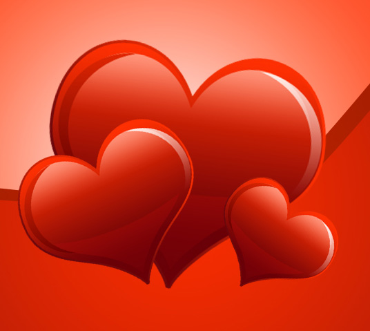 Design a romantic Valentine's Day card from scratch in Photoshop  CS4