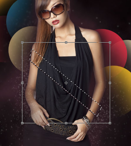 Bagaimana stylise menembak model menggunakan bentuk warna-warni dalam Adobe Photoshop CS5