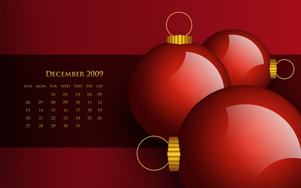 december calendar. Calendar December 2009