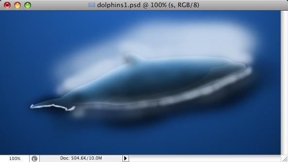 Dolphins - making of - Step 7