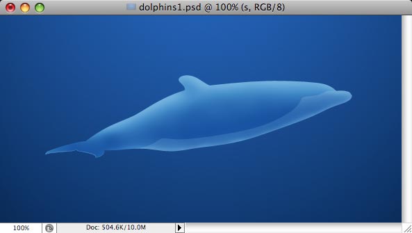 Dolphins - making of - Step 8