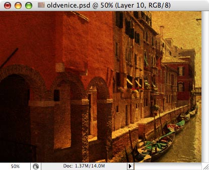 Old Venice - making of - Step 9