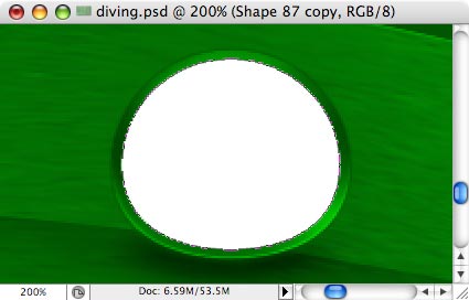 Diving - making of - Step 49