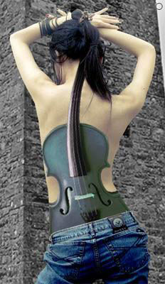 magic of violin in adobe Photoshop cs2