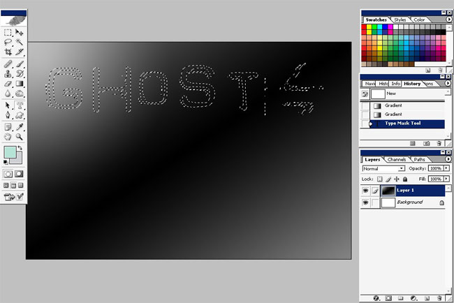 Ghost Text Effects