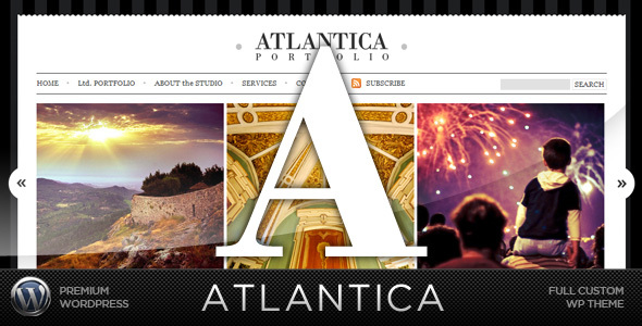 Atlantica (WordPress) - Premium Portfolio Template